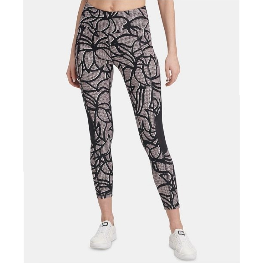 NEW DKNY Sport Entwine Printed Ankle Leggings